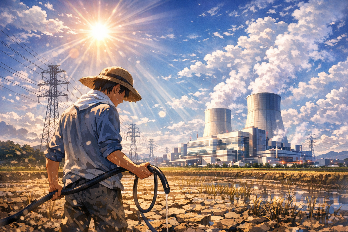 嘉南五萬公頃農田停灌那一年，我們看見科技島的水電帳本