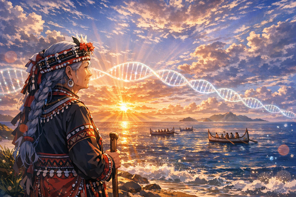 排灣族的DNA航行到了夏威夷