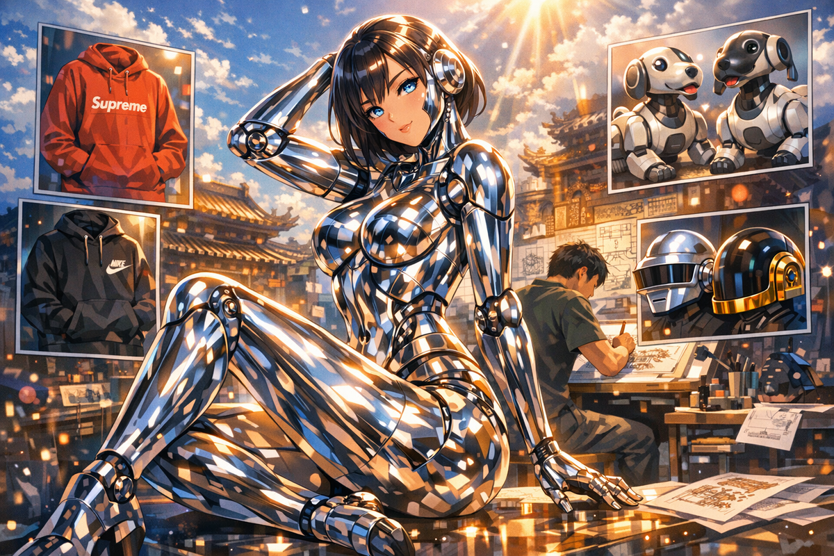 空山基的機械性感人體畫了五十年，為什麼Supreme還在找他聯名