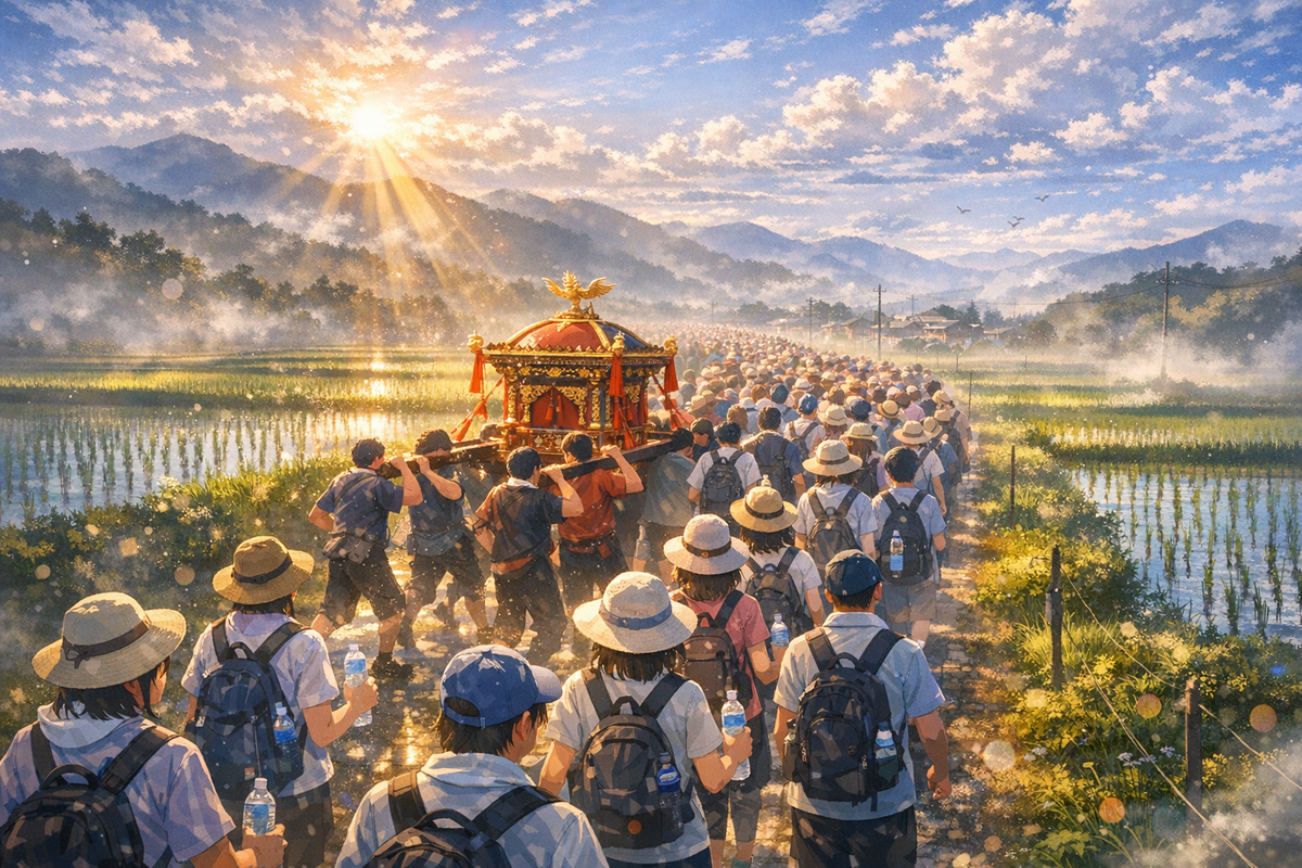 46萬人的隨機路線：白沙屯媽祖遶境的生態學