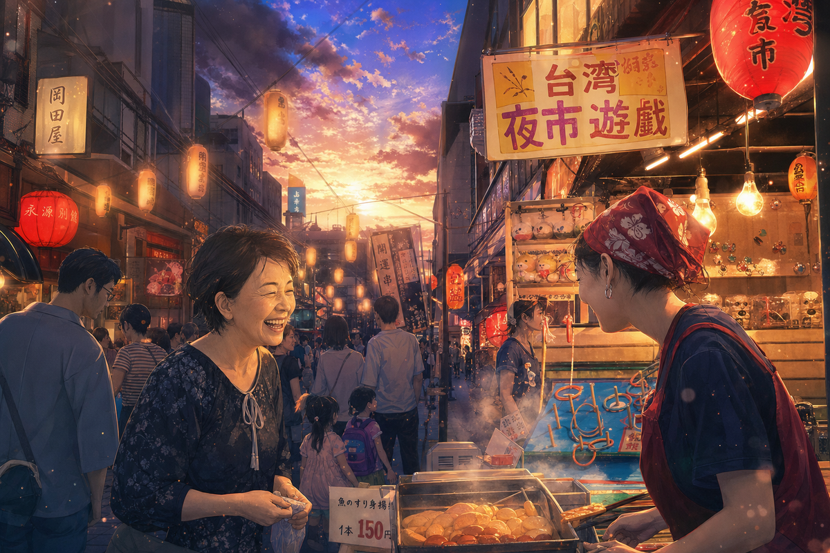 川崎夜市不再是異國展覽，它成了日本人自己的祭典