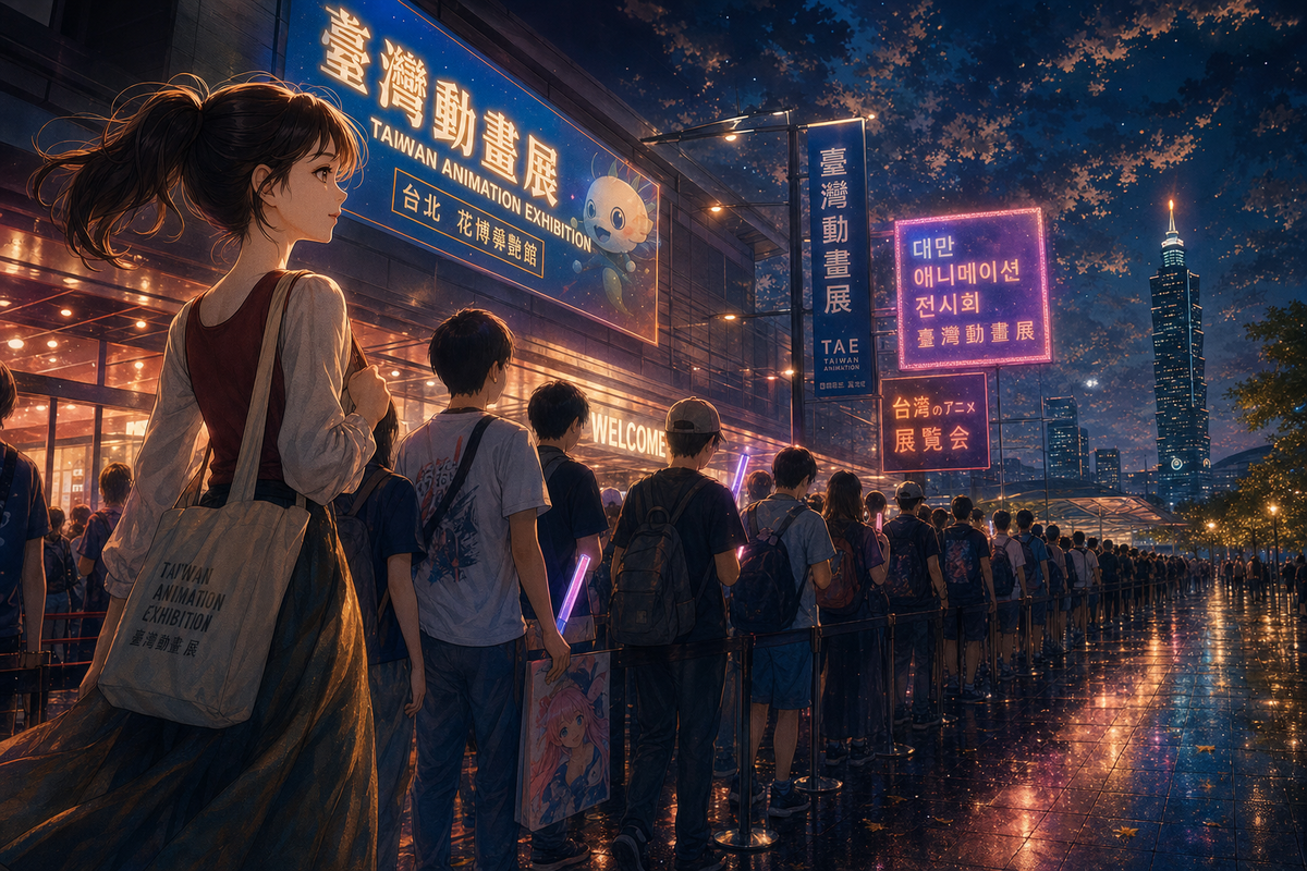 台灣人在排隊看別人的故事